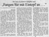 Presseartikel in der Welt am Sonntag vom 02.08.1998